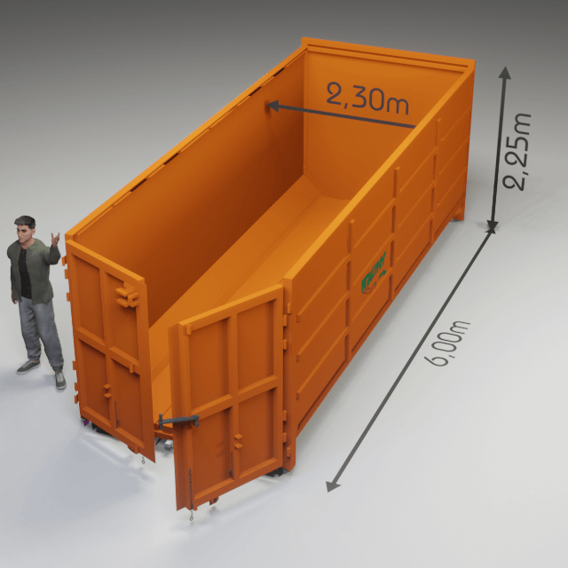 Container 33m³ mieten